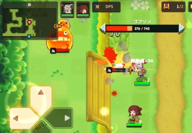 ガーディアンテイルズの戦闘